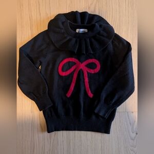 Girlhood by Little Stocking Co bow sweater